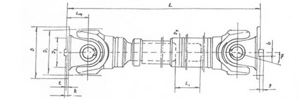 CH型单伸缩焊接式联轴器